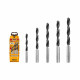 5-Piece Wood Drill Bit Set