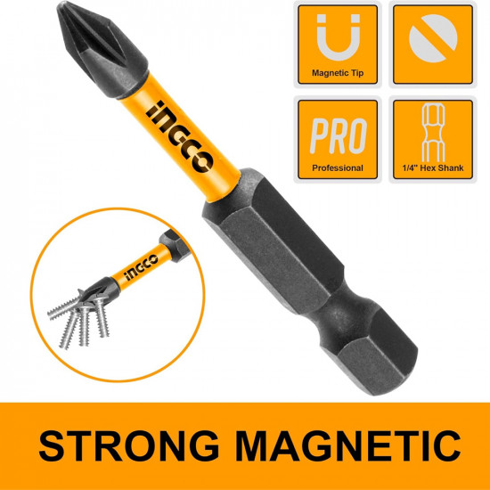 INGCO 31-Piece Impact Screwdriver Bit Set
