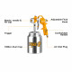 INGCO 1000cc Air Spray Gun
