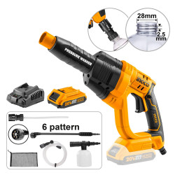 INGCO 20V Cordless Pressure Washer with Battery Kit