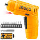 INGCO 4V Cordless Screwdriver with USB Charging