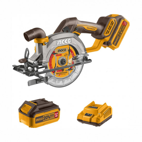 INGCO 20V 140mm Cordless Circular Saw Brushless