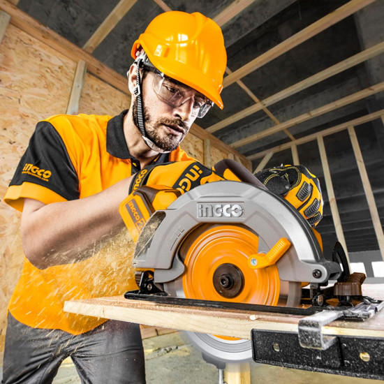 INGCO 20V Cordless Circular Saw 185mm Brushless Motor