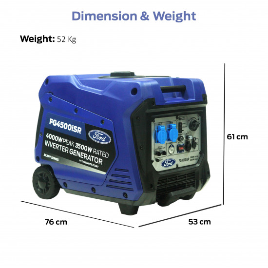 Ford 4000W Silent Portable Recoil Generator