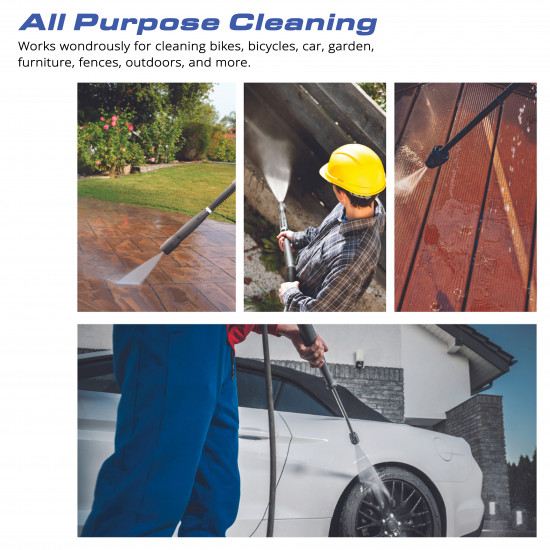 1500W 120Bar Corded Electric Pressure Washer With 5 Meter Hose