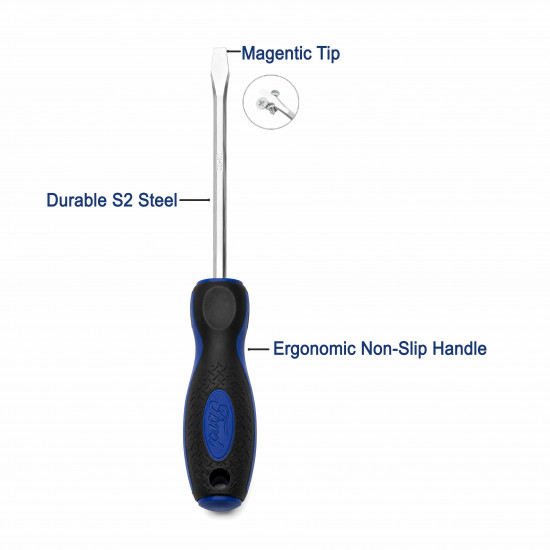 6x100mm Slotted Screwdriver