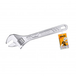 INGCO 6 Inch Adjustable Wrench | 0–19.2mm Jaw