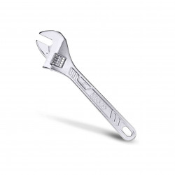 INGCO 12 Inch Carbon Steel Adjustable Wrench, Jaw Opening Capacity(35 mm)