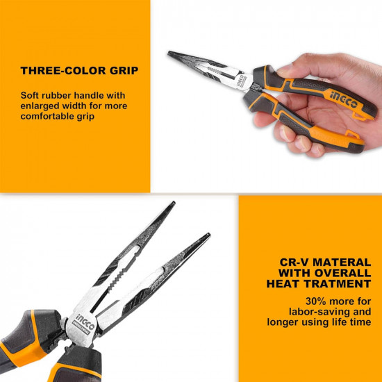 INGCO 3-Piece High Leverage Pliers Tool Set