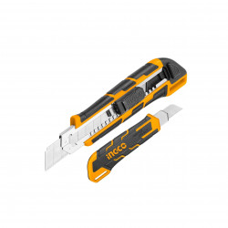 18mm Snap-Off Utility Knife with 3 SK4 Blades