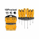 10PCS CR-V Magnetic Screwdriver Set with Stand