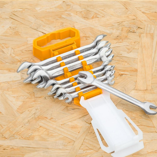 8Pcs Metric Double Open End Spanner Wrench Set