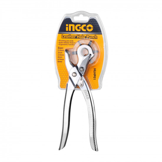 INGCO Heavy Duty Leather Hole Rotary Puncher Tool