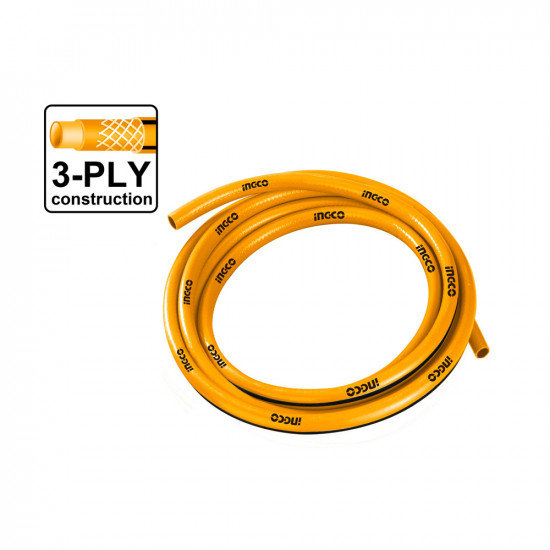 INGCO 1/2 Inch PVC Water Hose – 20M, 300 PSI Burst Pressure
