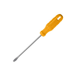 INGCO 6mm Slotted Screwdriver, CRV Material, Non-Slip Handle, Durable and Precision-Engineered