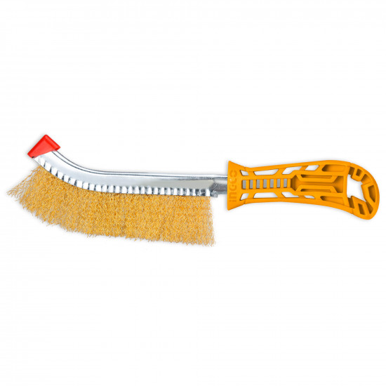 250mm Heavy Duty Wire Brush, for Cleaning Rust Removal, Dirt, Paint Scrubbing