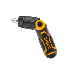 INGCO 13 in 1 Ratchet Screwdriver Bit Set With Flexible Ratchet Wrench,Black/Yellow,AKISD1208