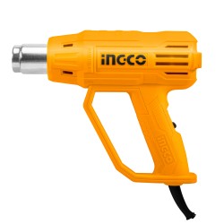 INGCO 2000W Corded Electric Heat Gun with Dual Temperature Control, Yellow,HG2000385