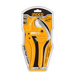 INGCO 200 mm Ratchet Type PVC Pipe Cutter With Auto Open Function,Yellow,HPCS05428