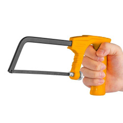 6 Inch Adjustable Mini Hacksaw With Soft Grip Handle