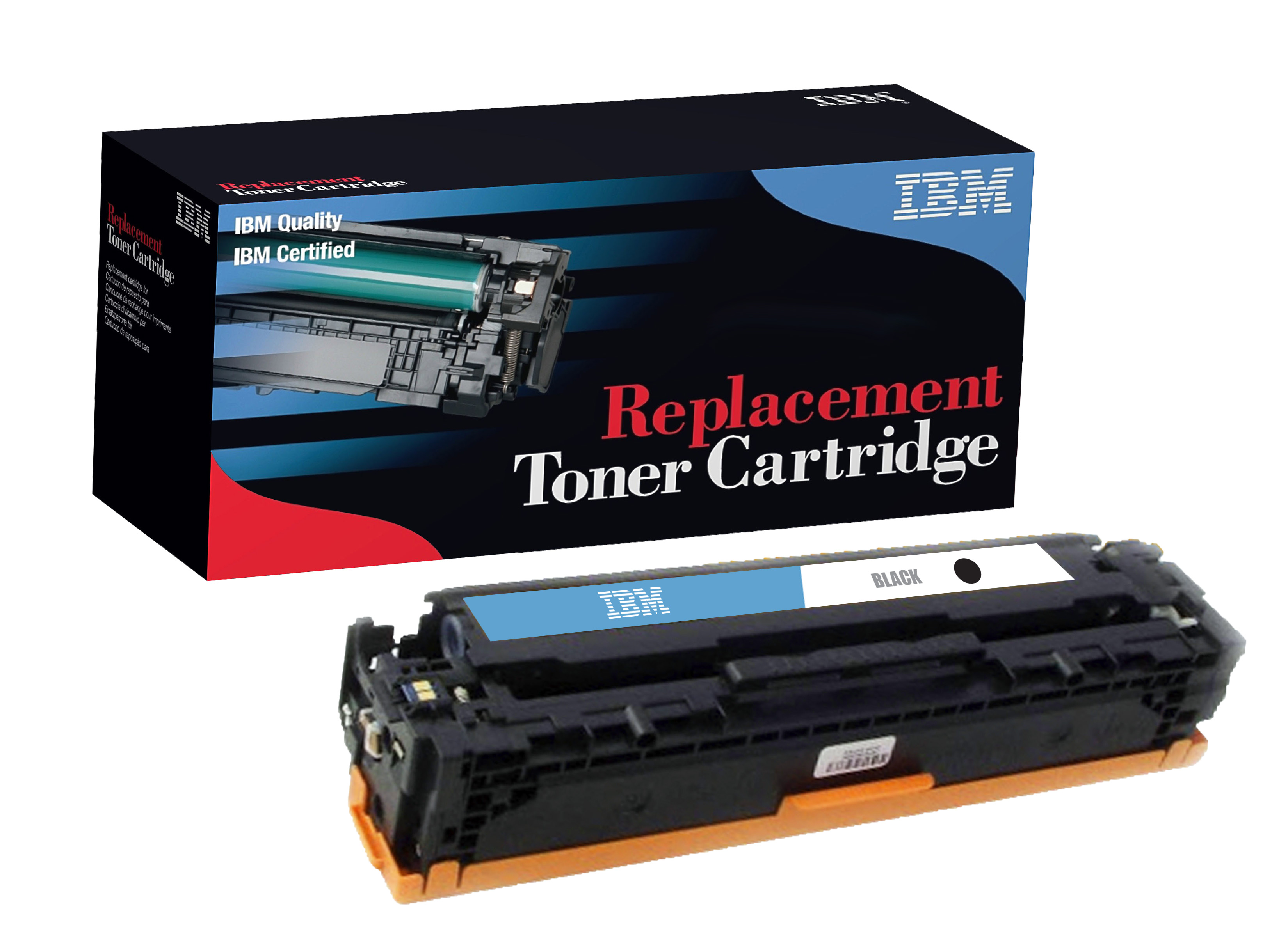 IBM Replacement Black Toner Cartridge for HP 203A Color LaserJet Pro M254dw M254nw M281fdn /