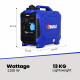 VTOOLS 1100W Recoil High-Performance Portable Generator