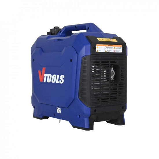 VTOOLS 2000W Silent Portable Recoil High-Performance Generator