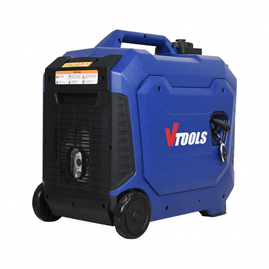 VTOOLS 4000W Silent Portable Recoil High-Performance Generator