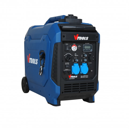 VTOOLS 4000W Silent Portable Recoil High-Performance Generator