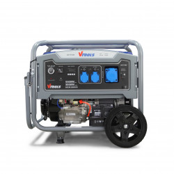 VTOOLS 5500 Watt Petrol Powered Portable Generator with 8Hrs Run Time