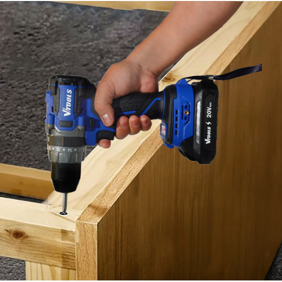 VTOOLS 20V Brushless Impact Drill
