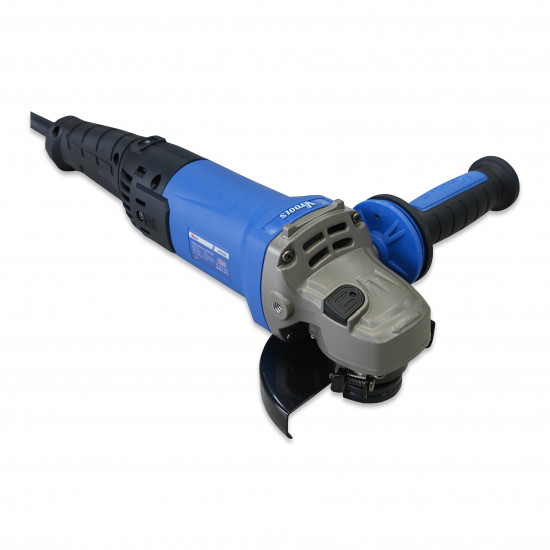 VTOOLS 1200W 115 mm Professional Angle Grinder, Heavy Duty, Tow Variable Speed 3000-11000RPM, Non Slip Adjustable Handle