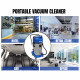 3000W 100L Vacuum Cleaner with Power Socket, Cartridge Filter, Triple Motor