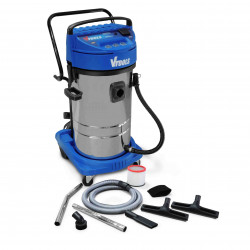 3000W 100L Vacuum Cleaner with Power Socket, Cartridge Filter, Triple Motor