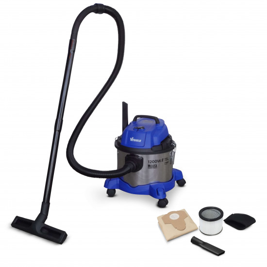 VTOOLS 15L Wet Dry 1200W  Vacuum Cleaner