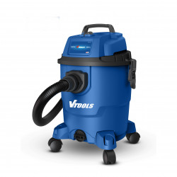 VTOOLS 20L Wet Dry Vacuum Cleaner 1200W Powerful Suction with Drainage Function