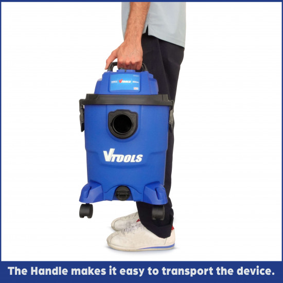 VTOOLS 20L Wet Dry 1200W Vacuum Cleaner