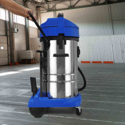 3000W 100L Vacuum Cleaner with Power Socket, Cartridge Filter, Triple Motor