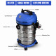 VTOOLS 30L  Wet and Dry Vacuum Cleaner 1400W