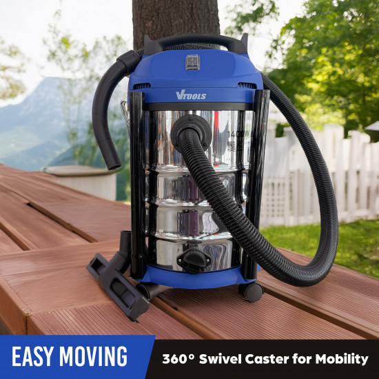 VTOOLS 30L  Wet and Dry Vacuum Cleaner 1400W