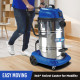 2400W 60L Vacuum Cleaner with Power Socket, Double Motor