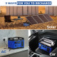 VTOOLS Portable Power Station 1200W, 400W Solar Generator