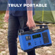 VTOOLS Portable Power Station 1200W, 400W Solar Generator