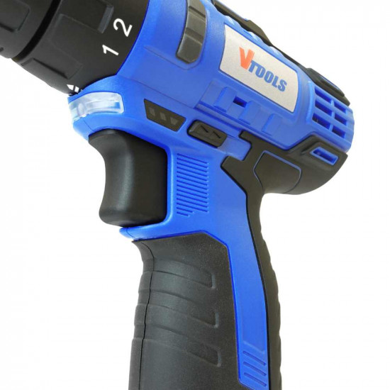 12V Cordless Drill Driver With 1.5 Ah Lithium-Ion Battery