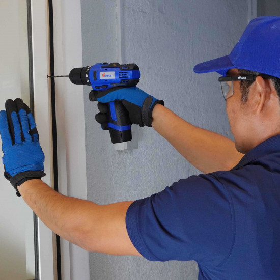 VTOOLS 12V Cordless Drill Driver With 2 1.5 Ah Lithium-Ion Battery