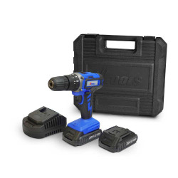 20V Cordless Impact Drill With 2 Batteries & 1 Charger