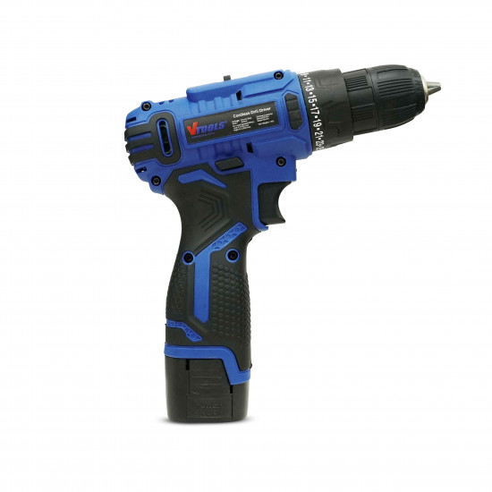 VTOOLS 16.8V Cordless Drill Driver with 1500mAh Battery
