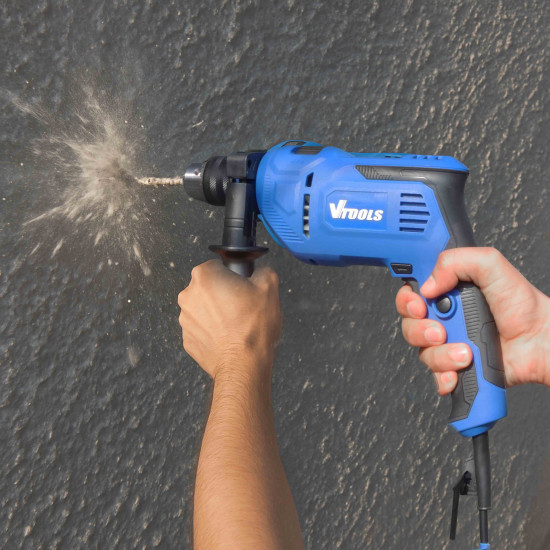 VTOOLS 112 Pcs 710W Impact Drill Kit