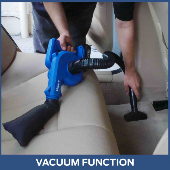 VTOOLS 21V Cordless Blower & Vacuum with 2 Batteries