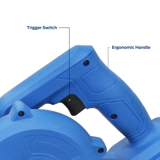 VTOOLS 21V Cordless Electric Blower with 2×2.0 Ah Li-ion Batteries